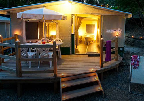 Camping aan het Gardameer Camping aan het Gardameer