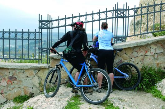 Moutainbiking aan het Gardameer