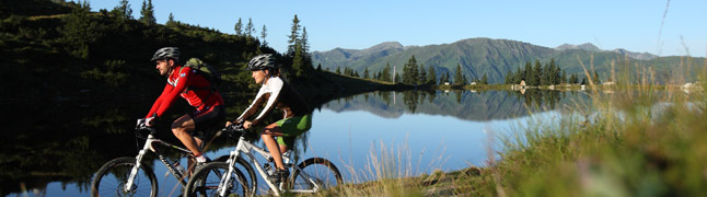 Fietsen en mountainbiken in de bergen