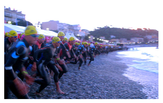 Internationale triatlon Internationale triatlon op 20 juni 2015 in Bardolino